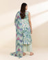 Unstitched Women's Green Lawn 3 Piece Suit